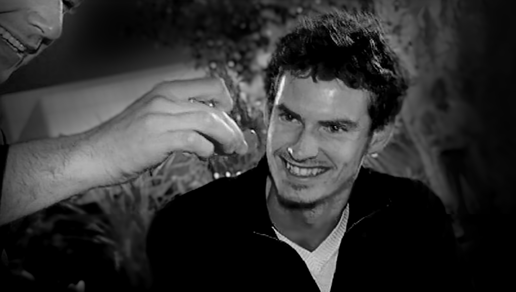 Felipe Scherson with Andy Murray